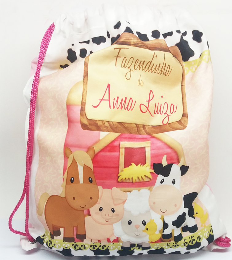 mochilinha personalizada menina